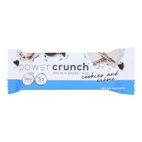 Power Crunch Bar - Cookies and Cream - Case of 12 - 1.4 oz