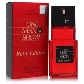 One Man Show Ruby Eau De Toilette Spray 3.3 Oz For Men