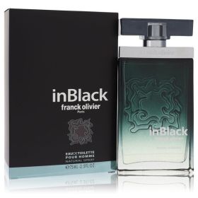 Franck Olivier In Black Eau De Toilette Spray 2.5 Oz For Men