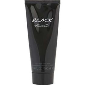 Kenneth Cole Black By Kenneth Cole Hair And Body Wash 3.4 Oz For Men