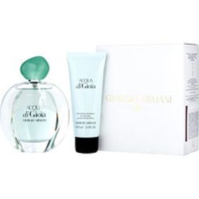 Acqua Di Gioia By Giorgio Armani Eau De Parfum Spray 3.4 Oz & Body Lotion 2.5 Oz For Women