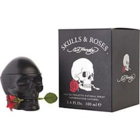 Ed Hardy Skulls & Roses By Christian Audigier Edt Spray 3.4 Oz For Men