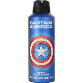 Captain America By Marvel Body Spray 6.8 Oz For Men