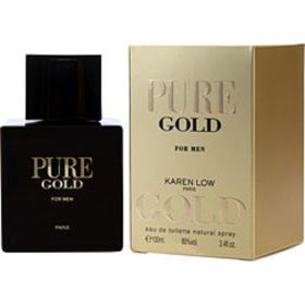 Karen Low Pure Gold By Karen Low Edt Spray 3.4 Oz For Men