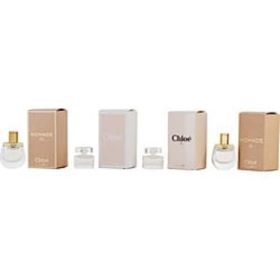 Chloe Variety By Chloe 4 Piece Womens Variety Nomade Eau De Parfum & Chloe Edt & Chloe Eau De Parfum & Nomade Edt And All 0.17 Oz Minis For Women