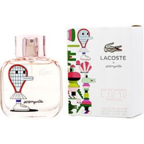 Lacoste Eau De Lacoste L.12.12 Pour Elle Sparkling By Lacoste Edt Spray 3 Oz (jeremyville Limited Edition) For Women