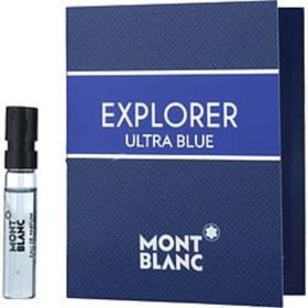 Mont Blanc Explorer Ultra Blue By Mont Blanc Eau De Parfum Spray Vial For Men