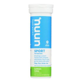 Nuun Hydration Nuun Active - Lemon and Lime - Case of 8 - 10 Tablets (SKU: 1698505)