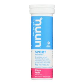Nuun Hydration Nuun Active - Citrus Fruit - Case of 8 - 10 Tablets (SKU: 1698471)