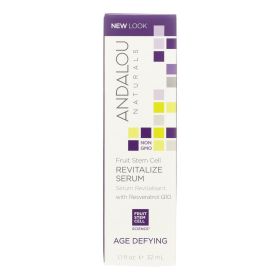 Andalou Naturals Age Defying Revitalize Serum Fruit Stem Cell - 1.1 fl oz (SKU: 789883)